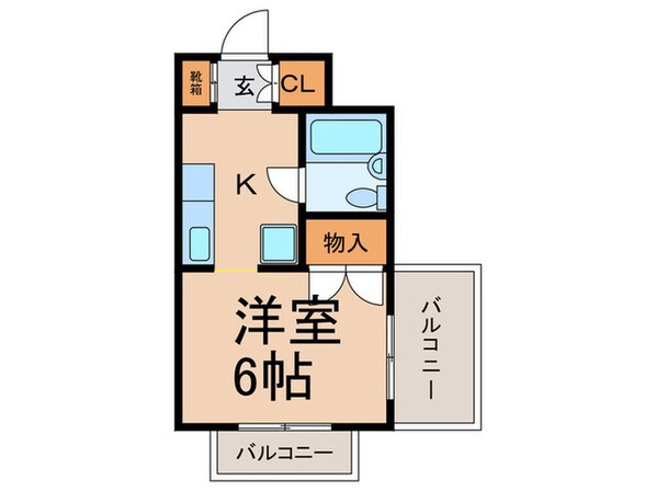 アビタシオン下井草の物件間取画像